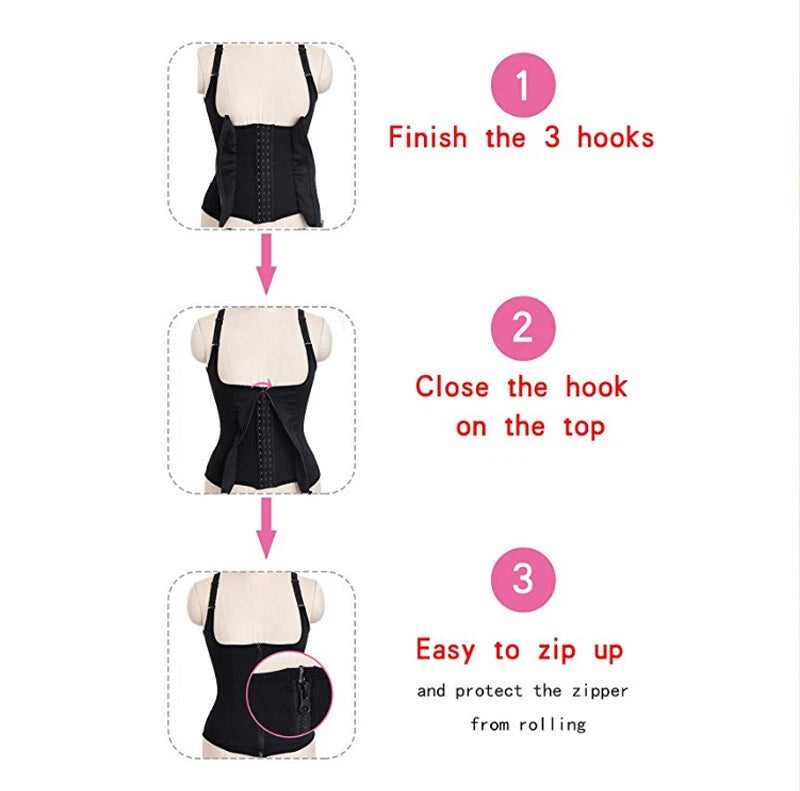 THE TRIM VEST EliteFit Waist Trainer: Premium Shaping & Posture-Enhancing Body Sculptor