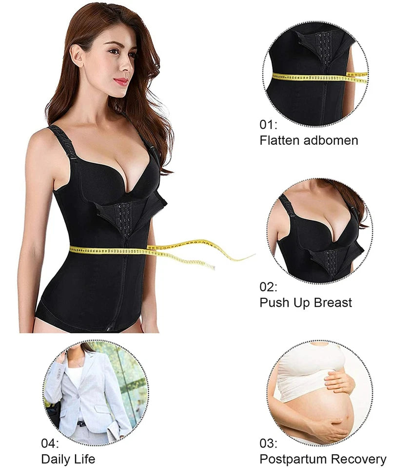 THE TRIM VEST EliteFit Waist Trainer: Premium Shaping & Posture-Enhancing Body Sculptor