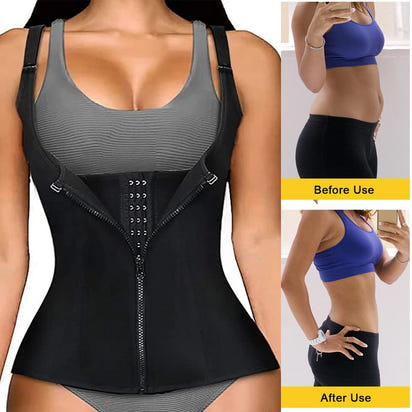 THE TRIM VEST EliteFit Waist Trainer: Premium Shaping & Posture-Enhancing Body Sculptor
