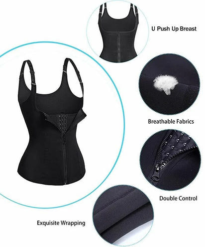 THE TRIM VEST EliteFit Waist Trainer: Premium Shaping & Posture-Enhancing Body Sculptor