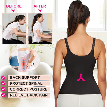 THE TRIM VEST EliteFit Waist Trainer: Premium Shaping & Posture-Enhancing Body Sculptor
